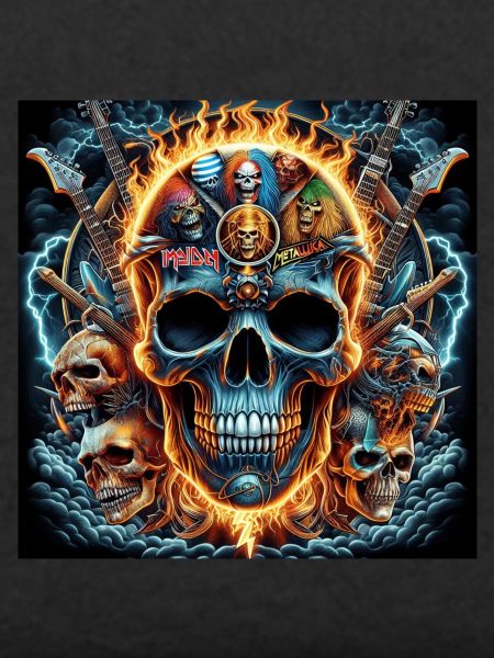 Heavy Metal Schädel