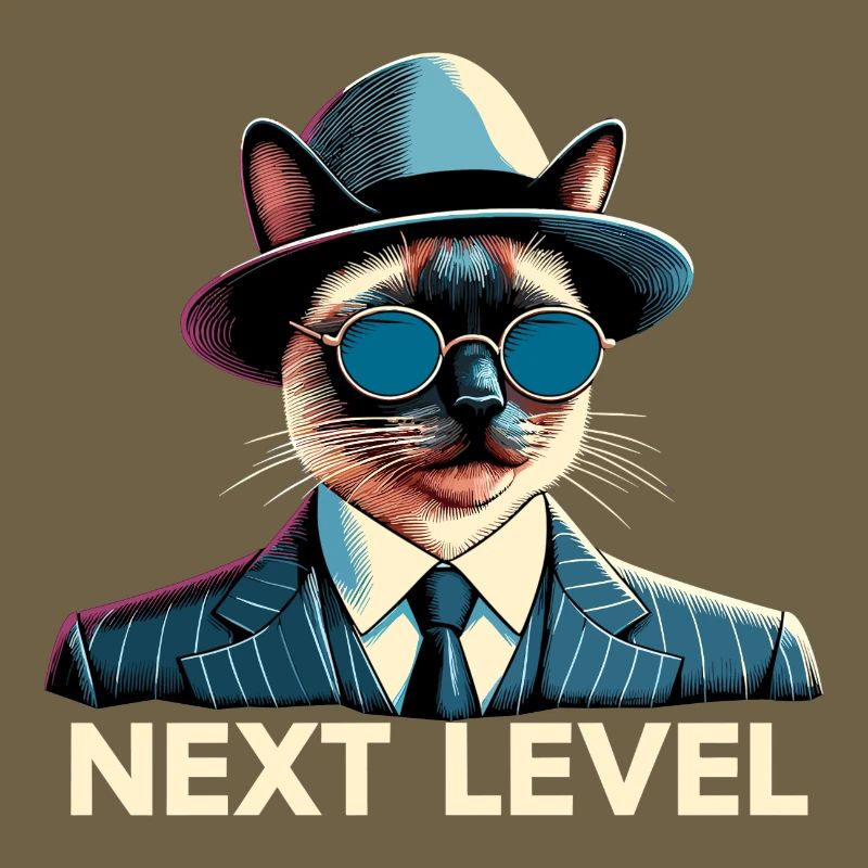 Siamese Cat Siamese Cat Next Level Suit Gift