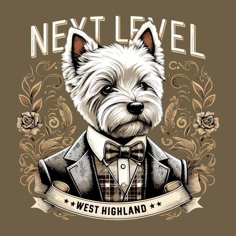 West Highland White Terrier Next Level Geschenk
