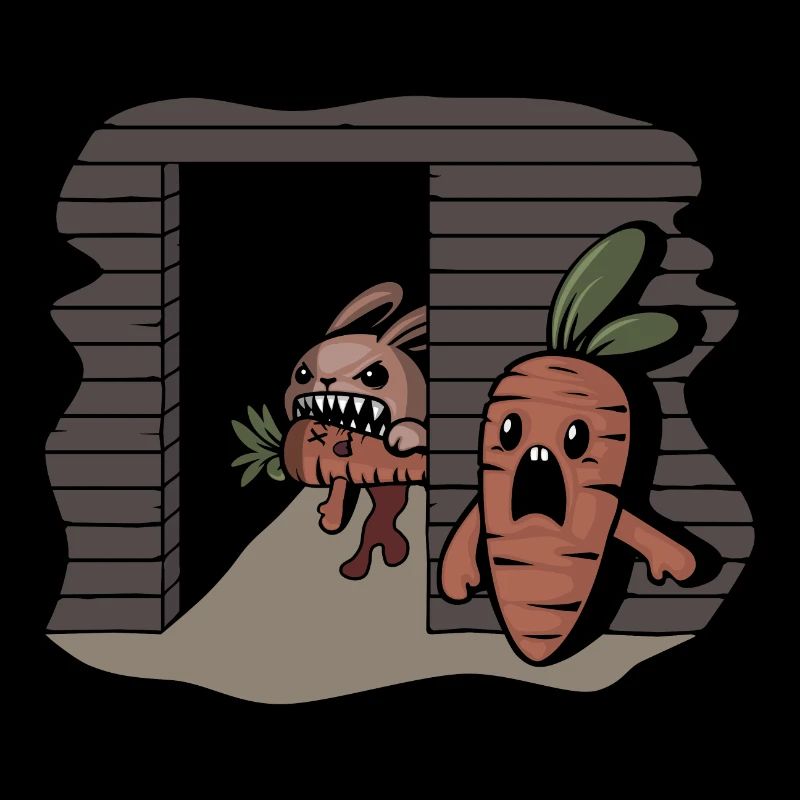 lapin tueur en série de carottes