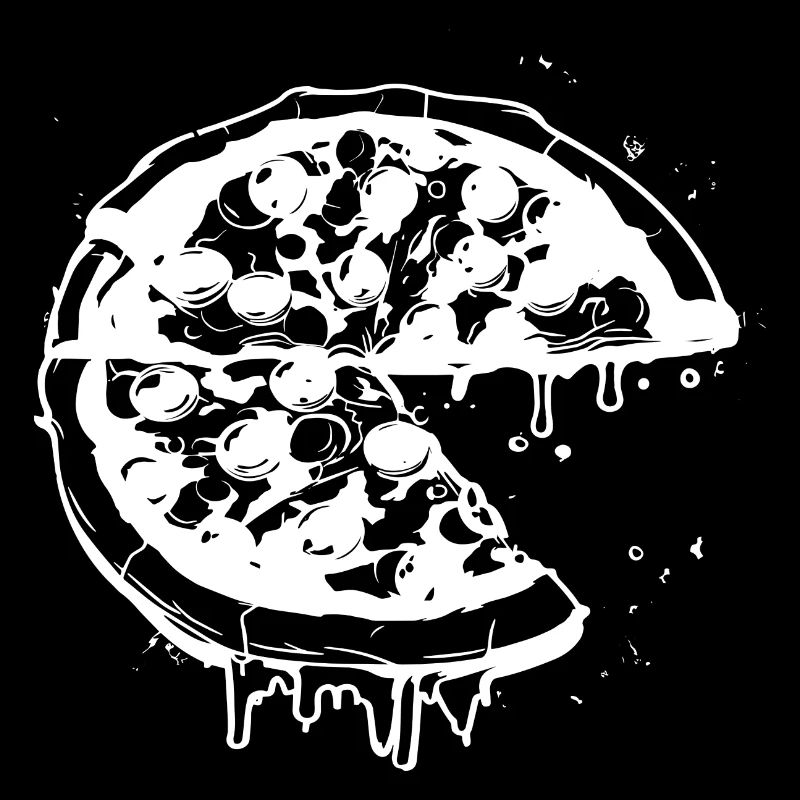 Dessin de pizza
