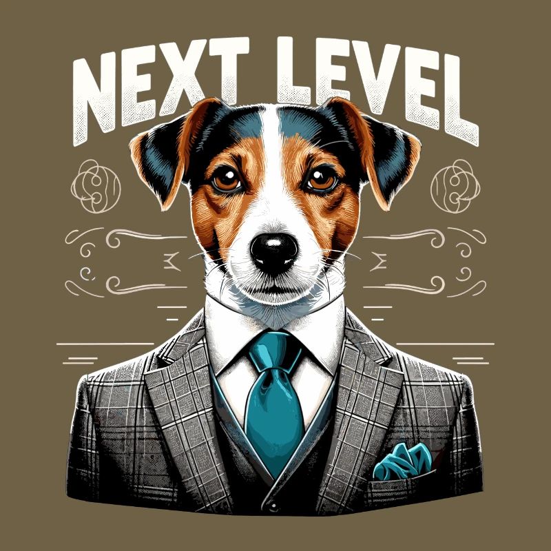 Jack Russell Terrier Suit Next Level Gift
