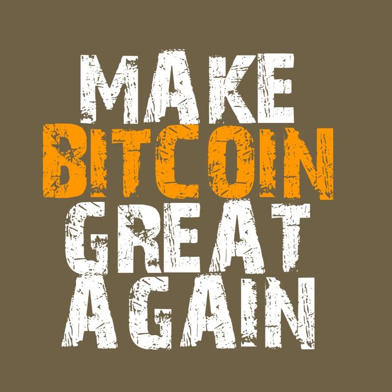 Make Bitcoin Great Again Conception motivante