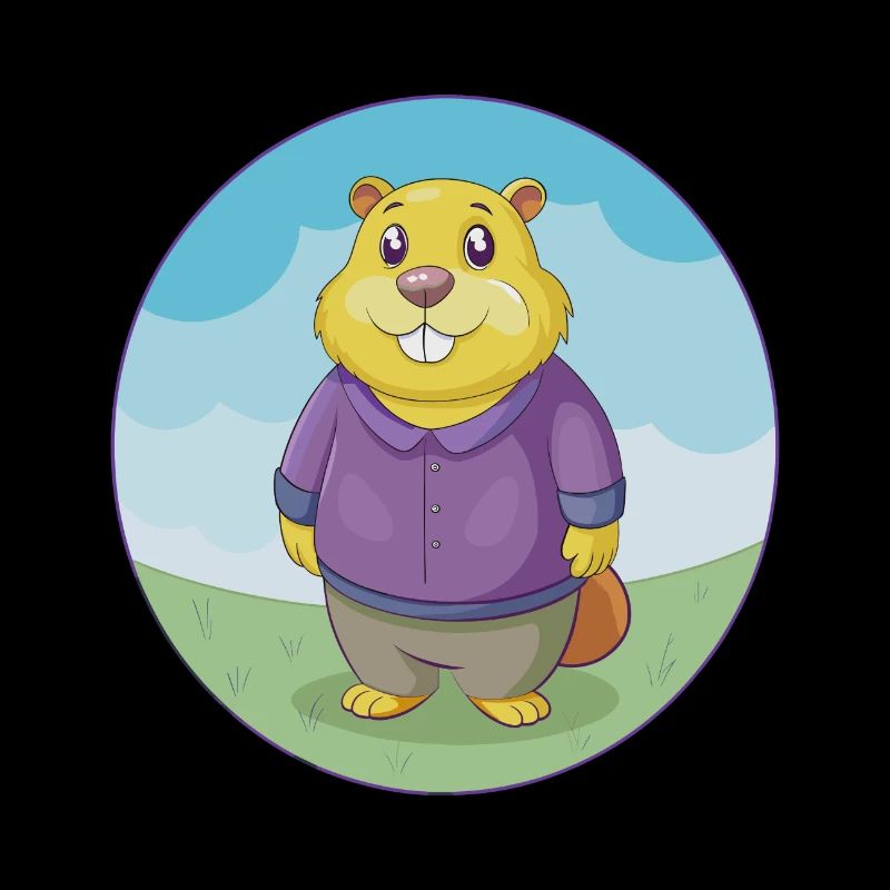 Gopher mignon Kawaii dessin animé Clipart Animal de compagnie