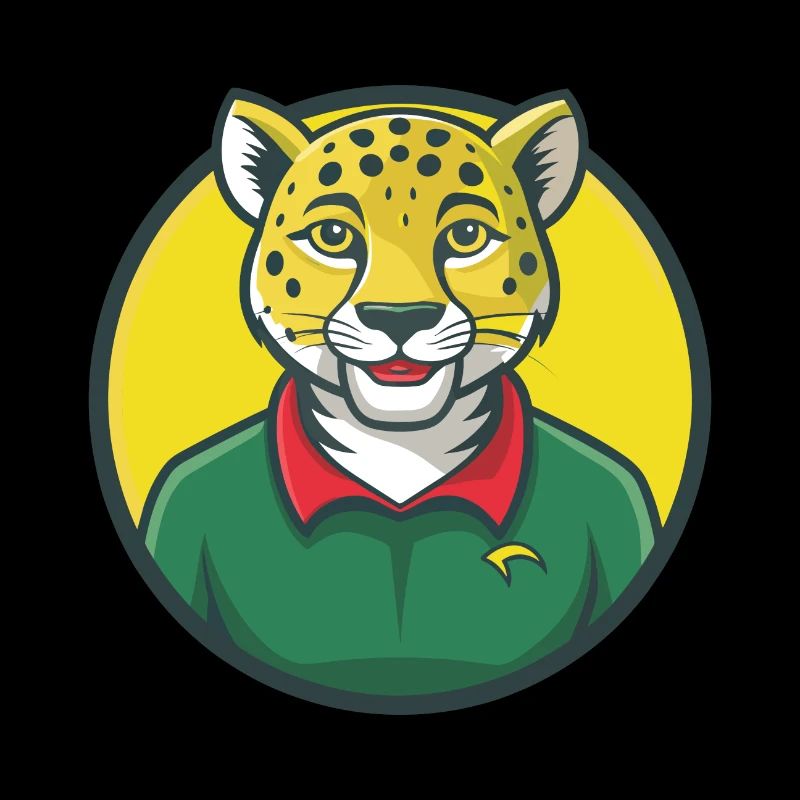 guépard mignon kawaii dessin animé clipart animal de compagnie