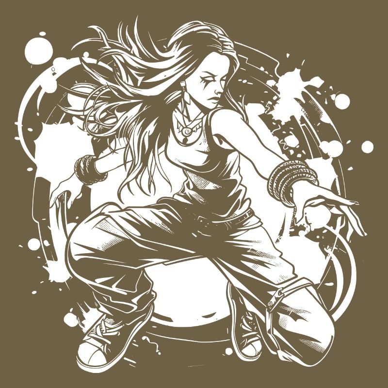 Breakdancer Mädchen