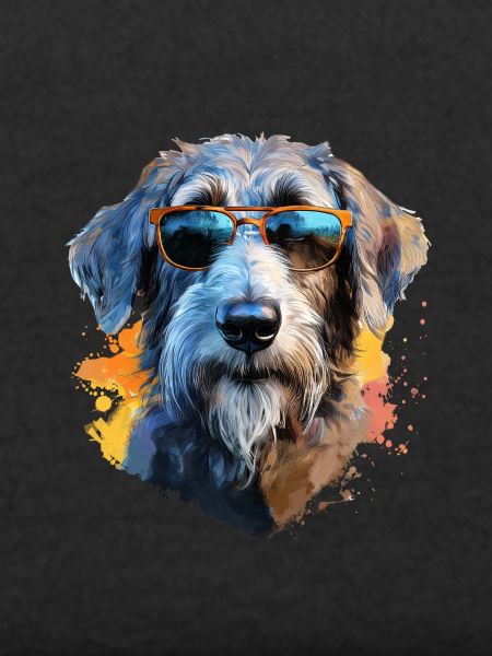 Wolfhound with sunglasses