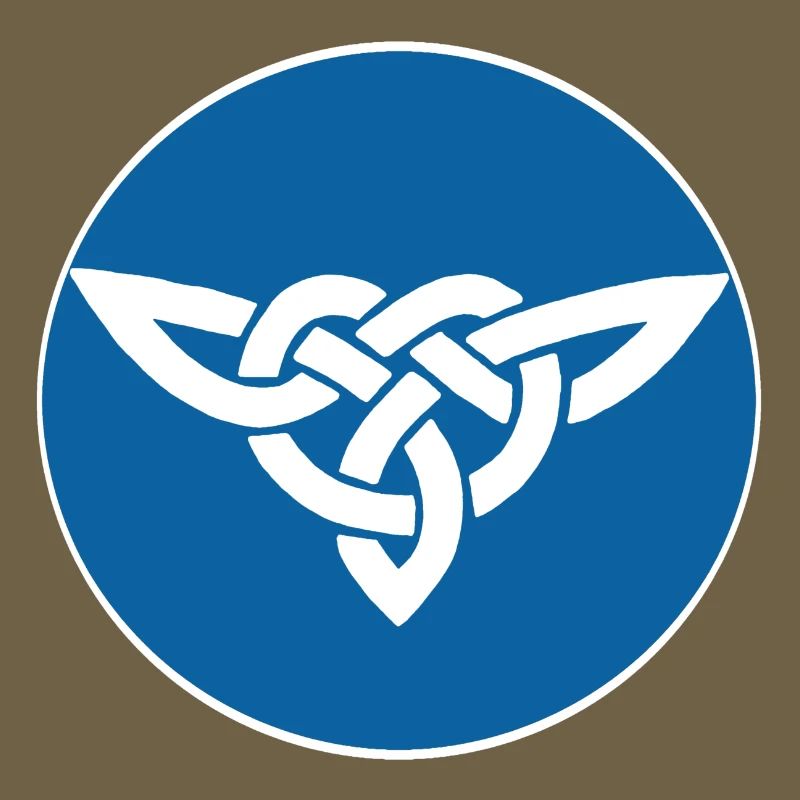Oiseau celte bleu