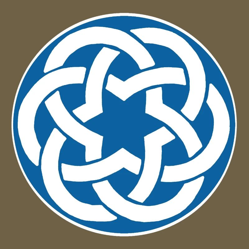 étoile celte bleu