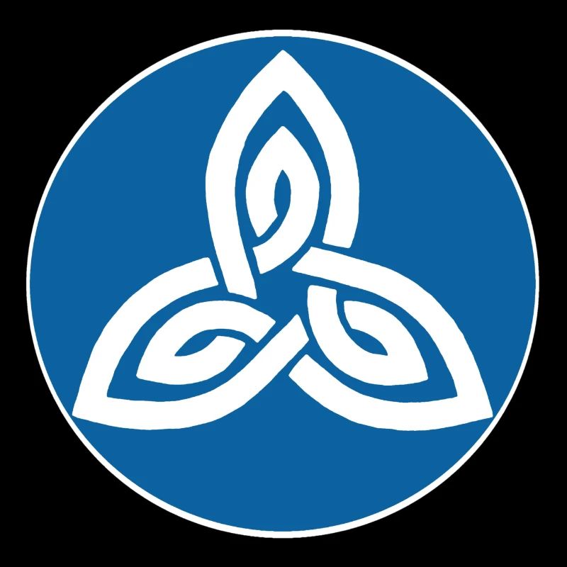 Fleur celte bleu