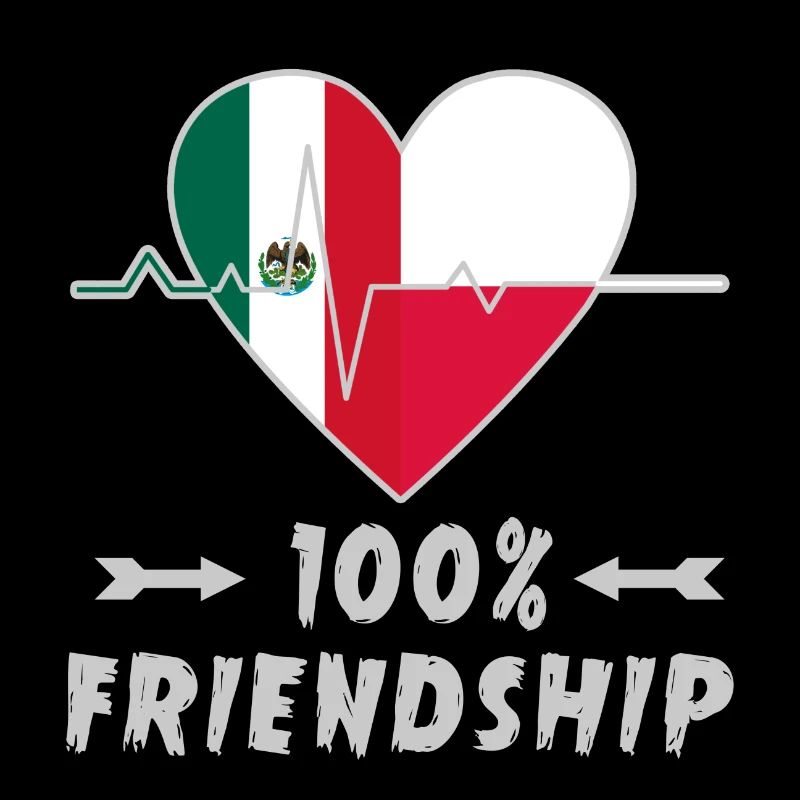 Mexico and Poland 100% friendship