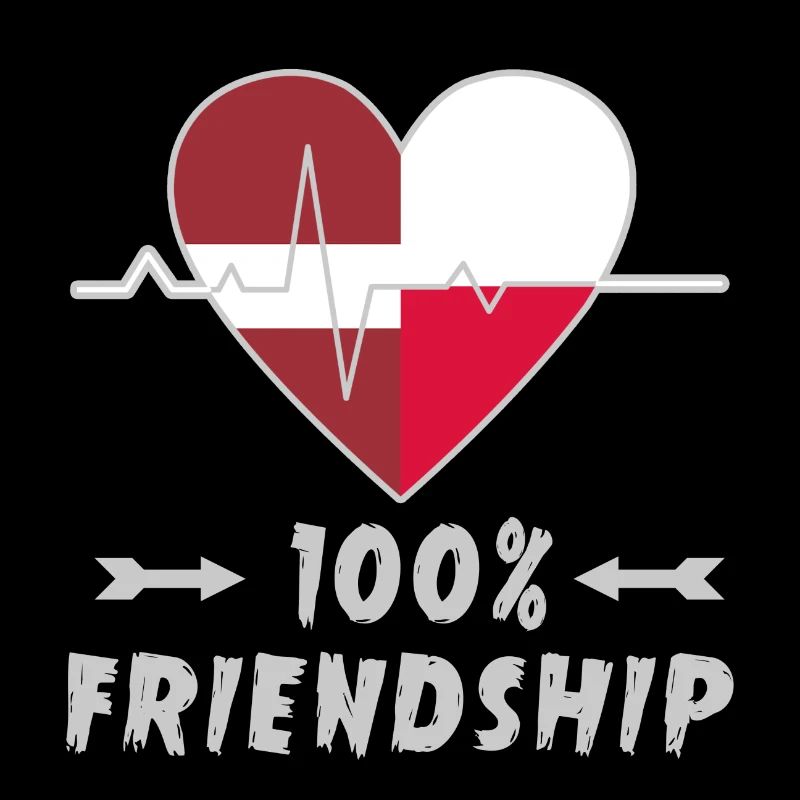 Lettland und Polen 100% Freundschaft
