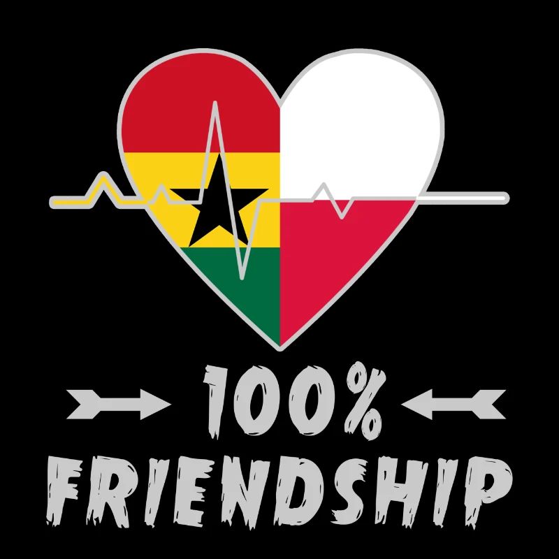 Ghana und Polen 100% Freundschaft