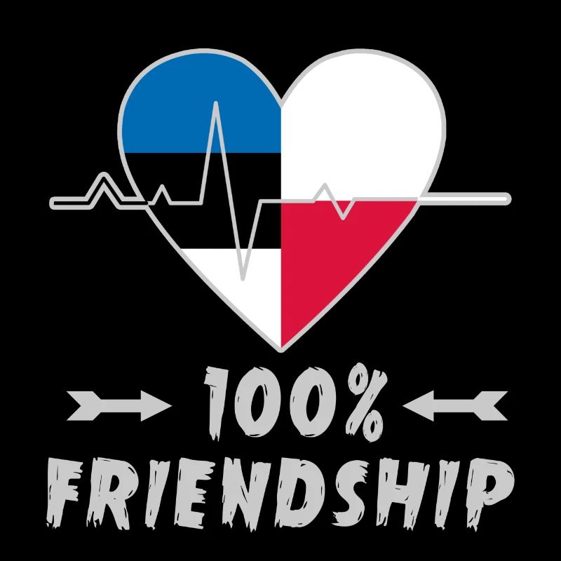 Estland und Polen 100% Freundschaft