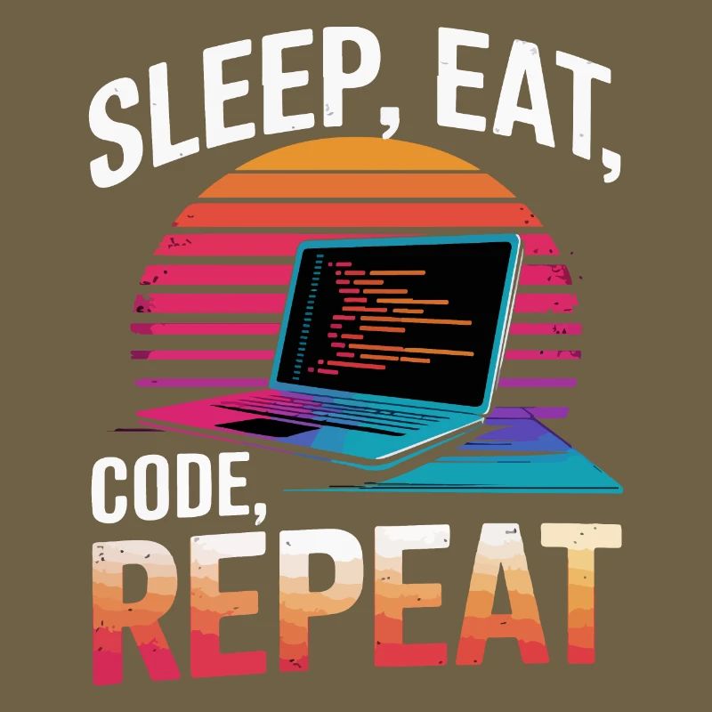 Sleep Eat Code Repeat Gift Programmer Developer