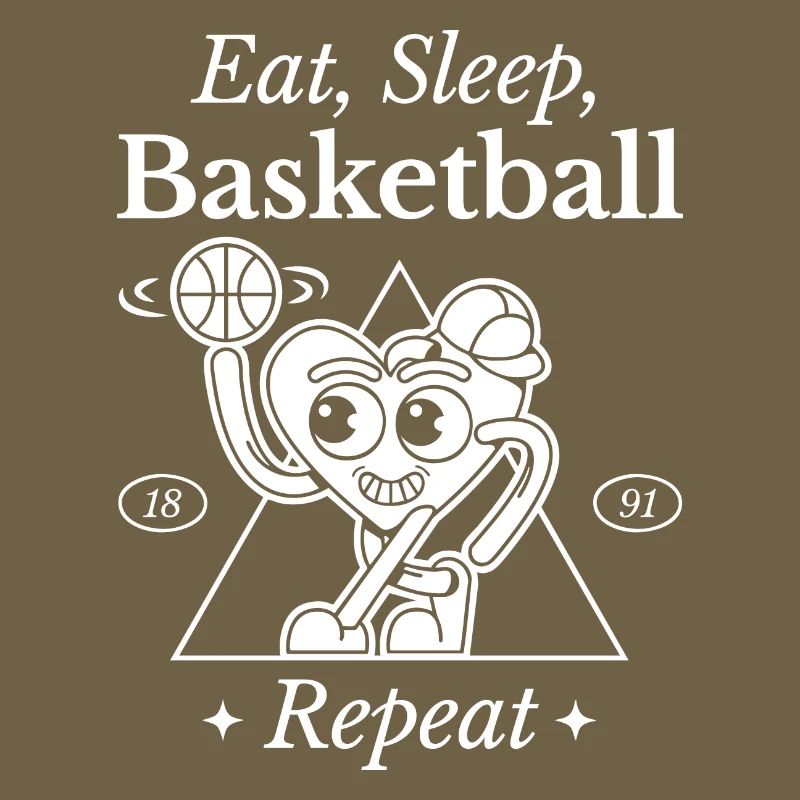 Basketball-Herz-Design