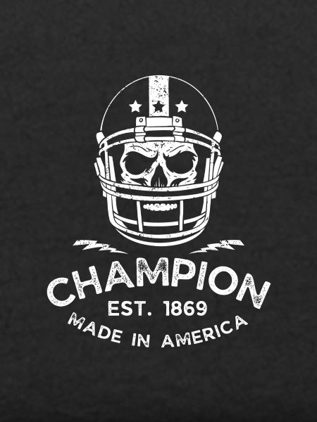 Skull Champion Football