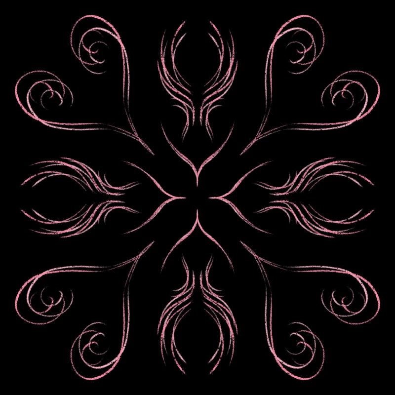 Pinke Herzen als Muster