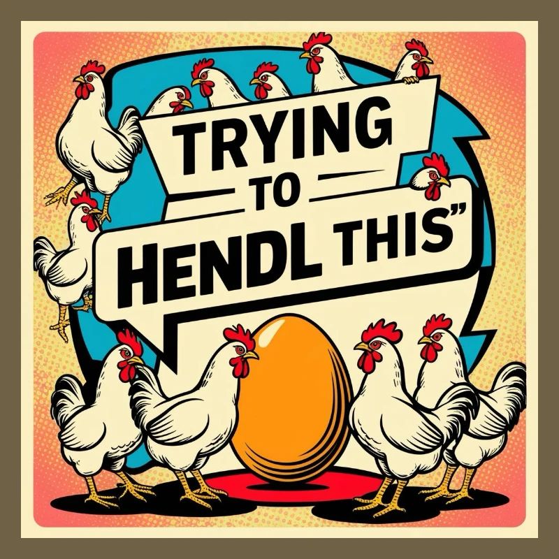 Chicken joy – trying to keep it up