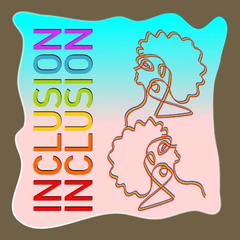 INCLUSION DIVERSITÉ DESSIN AU TRAIT
