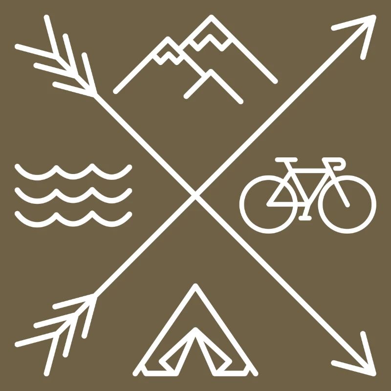 Bergcamping Abenteuer Design