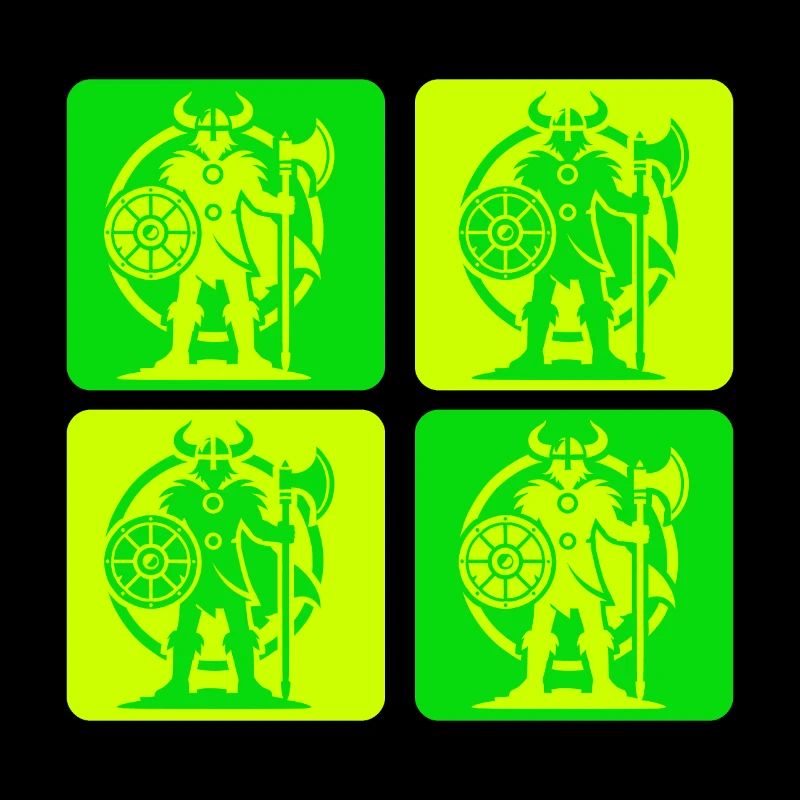Nordischer Wikinger Silhouette