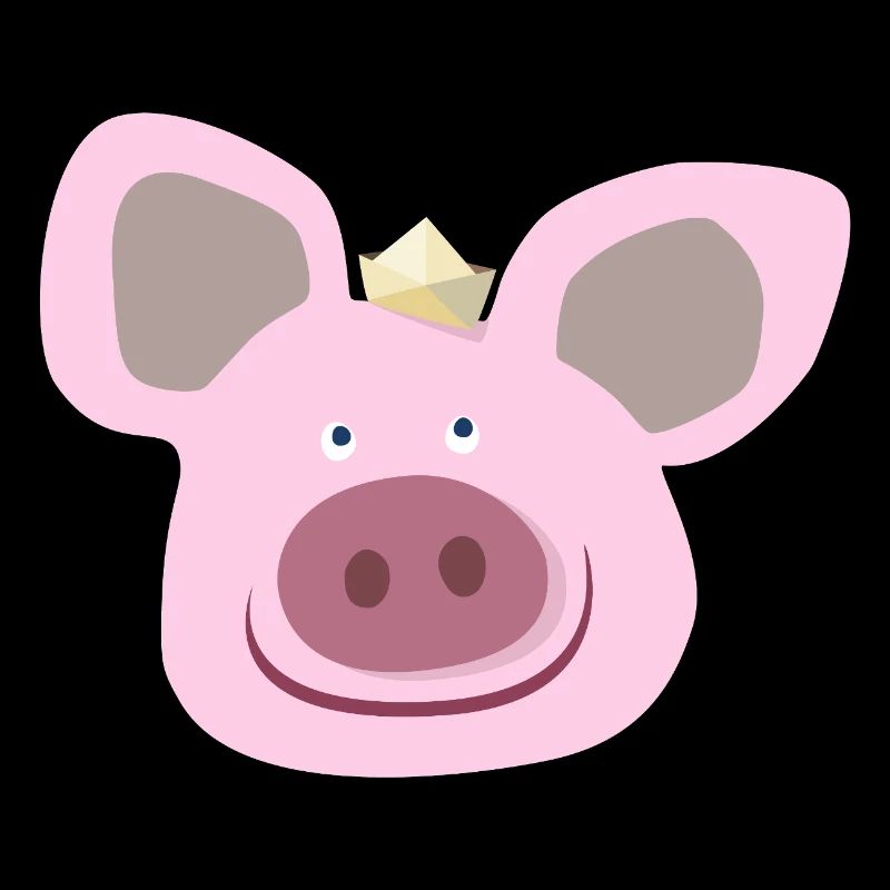 Schwein Meer Papierboot Kinder Kopf Bauernhof cool