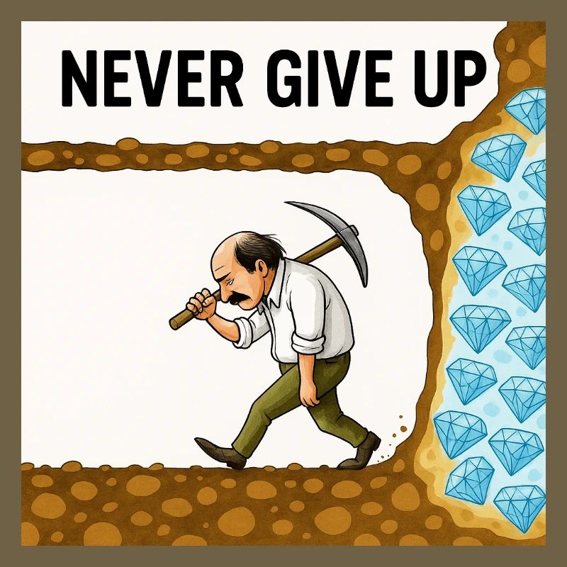Never quit
