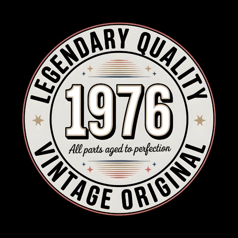 Vintage 1976 Emblem Design