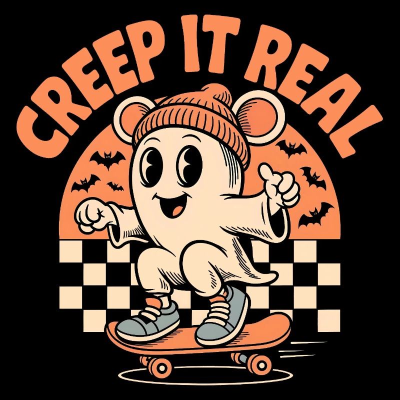 Creep It Real Ghost Skateboard