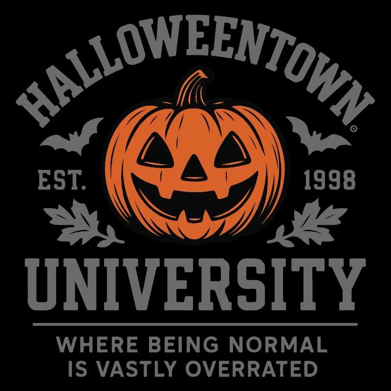 Halloweentown University - Halloween Design Motif