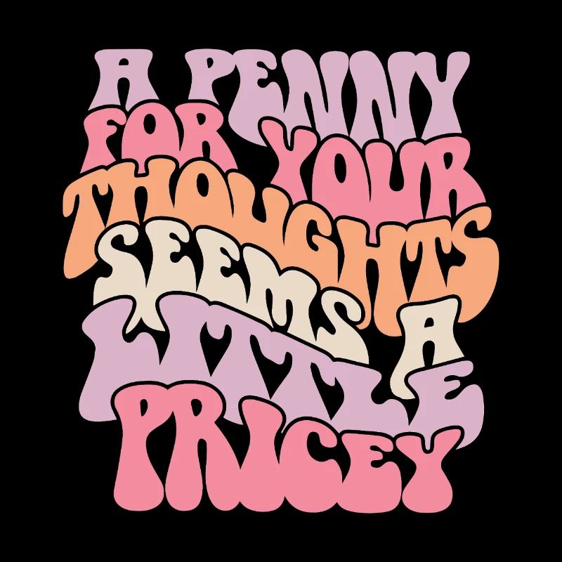 Loving Self Thoughts with Colorful Text