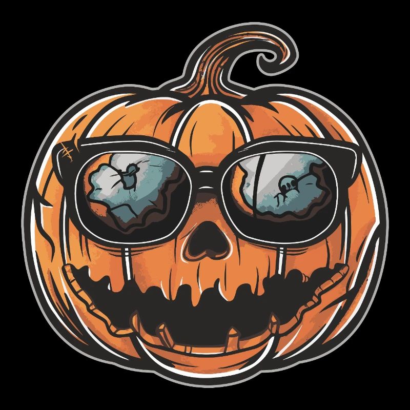 Citrouille d'Halloween cool