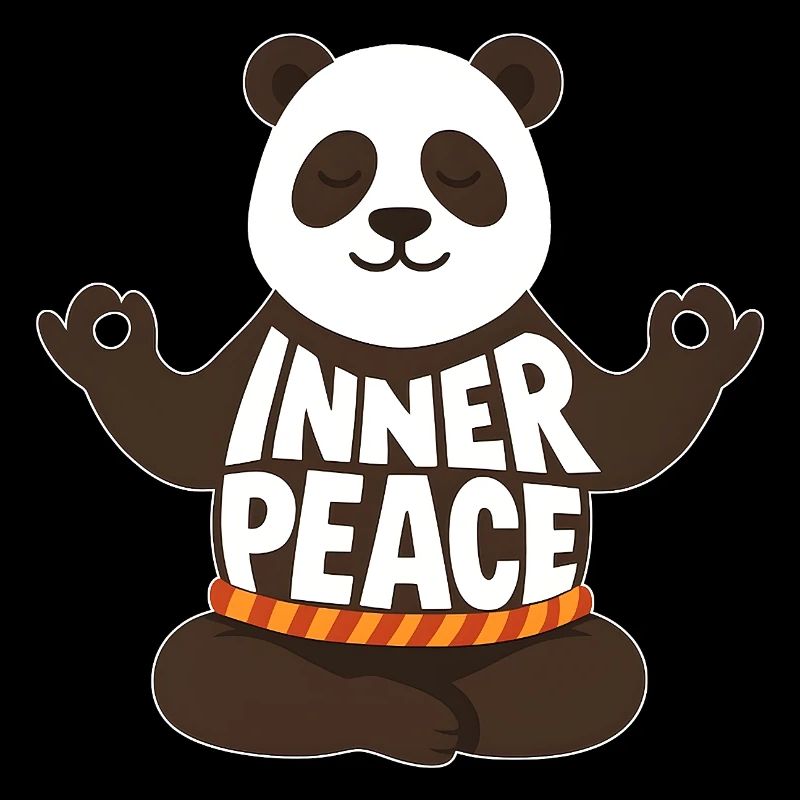Meditating Panda - Inner Peace
