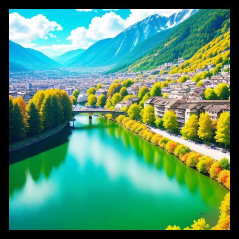 Emerald Valley und Alpendorf