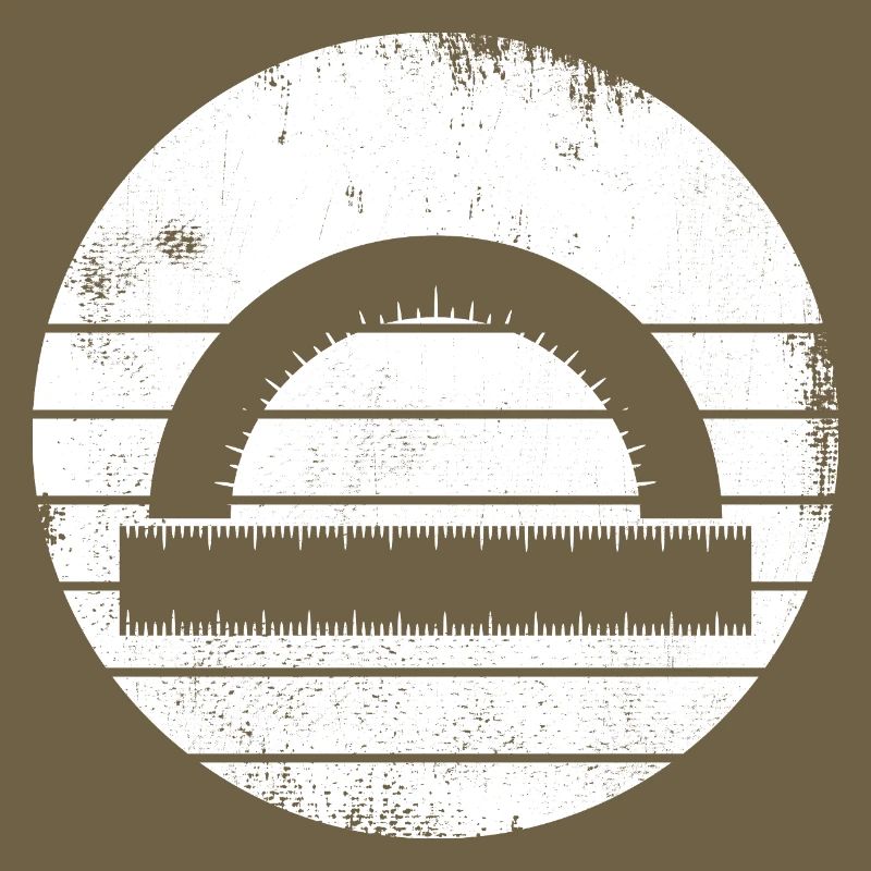 Semi-circular protractor