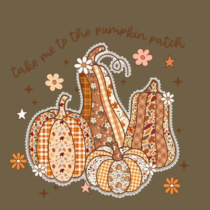 Patchwork Kürbis Patch