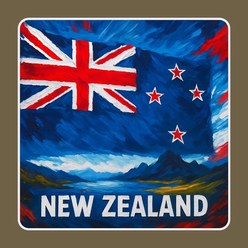 Neuseeland Flaggen Design