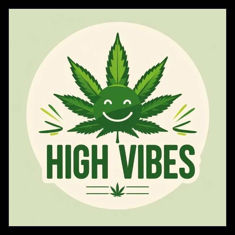 Joie verte à haute vibration