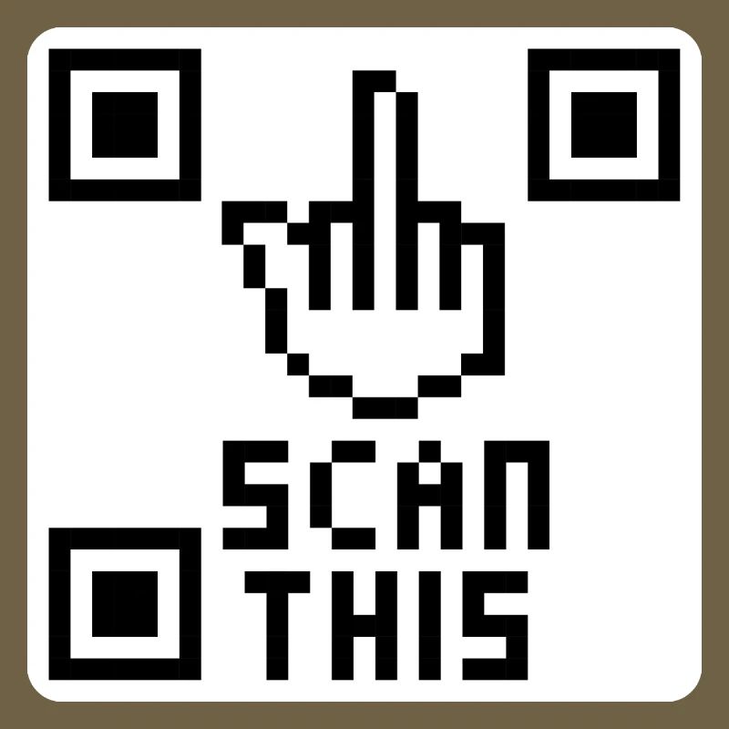 QRcode doigt d'honneur