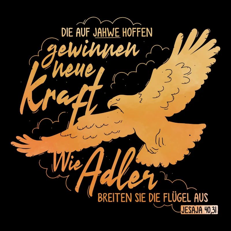 Ésaïe 40:31 - Comme un lettrage d’aigle