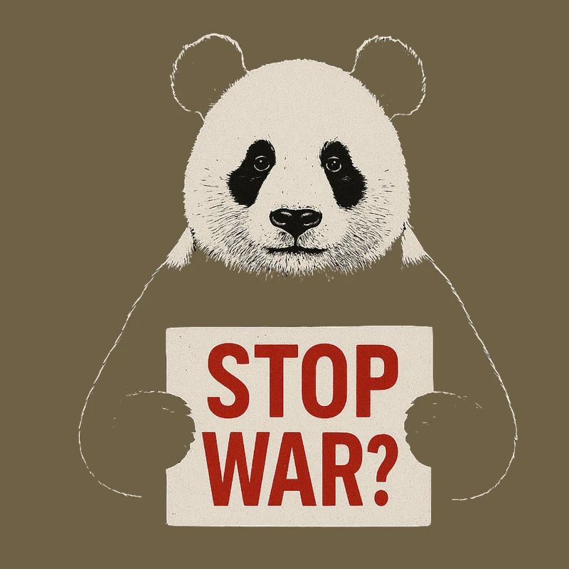 Panda fordert Frieden
