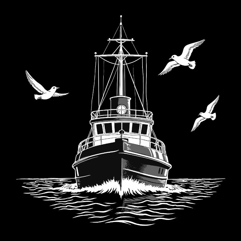 Cutter de pêche Chalutier Pêche Mer