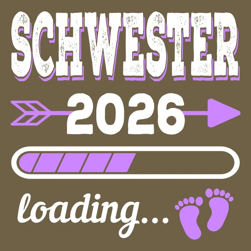 Sister 2026 Loading Birth Gift Idea