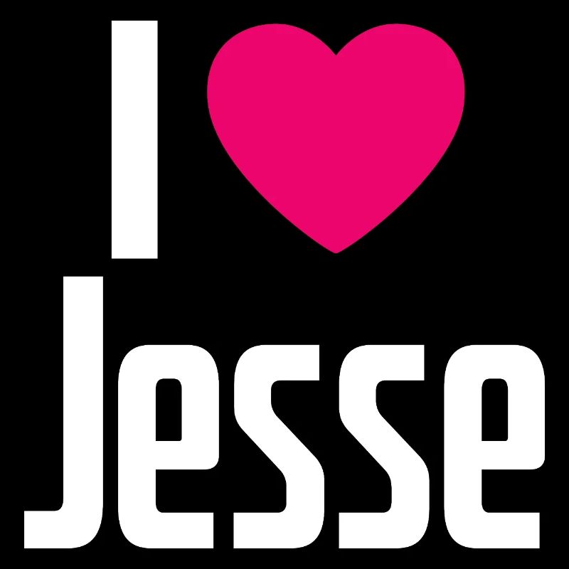 J’aime Jesse Coeur rose J’aime Jesse