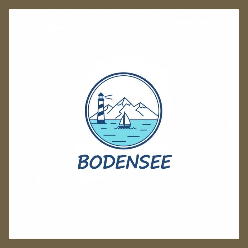 Bodensee Leuchtturm Segelboot