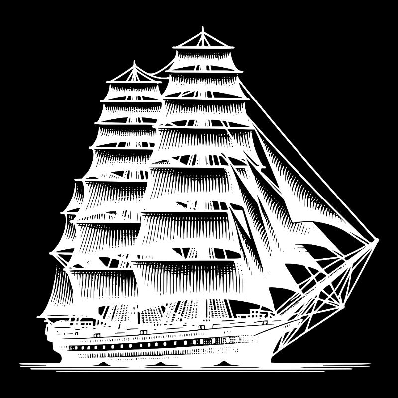 Vintage Segelschiff Träume Nostalgie pur