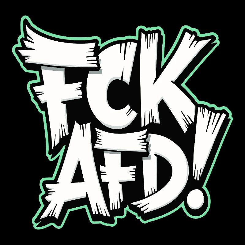 FCK AFD politisches Statement gegen Rechts
