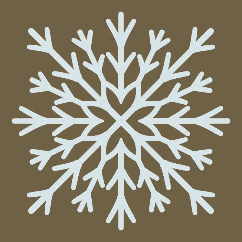 Frostiger Schneeflockenglanz