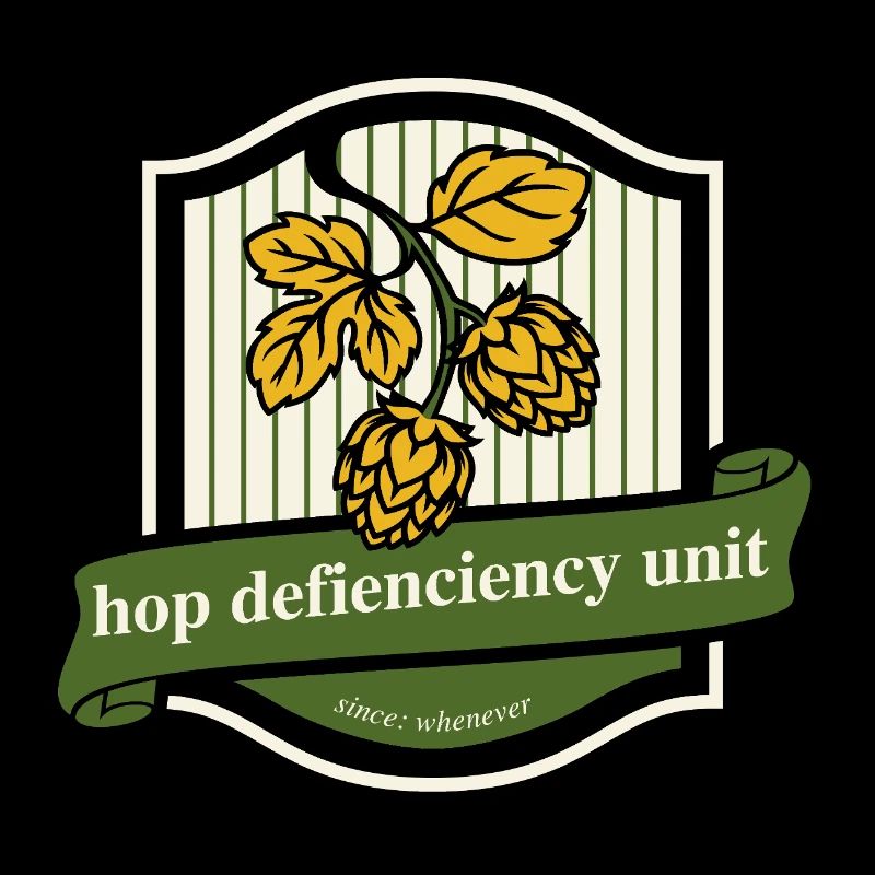 Hop Deficiency Unit Lustiger Bier Spruch
